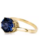 14K Yellow gold Sapphire Ring Vintage vrc366y